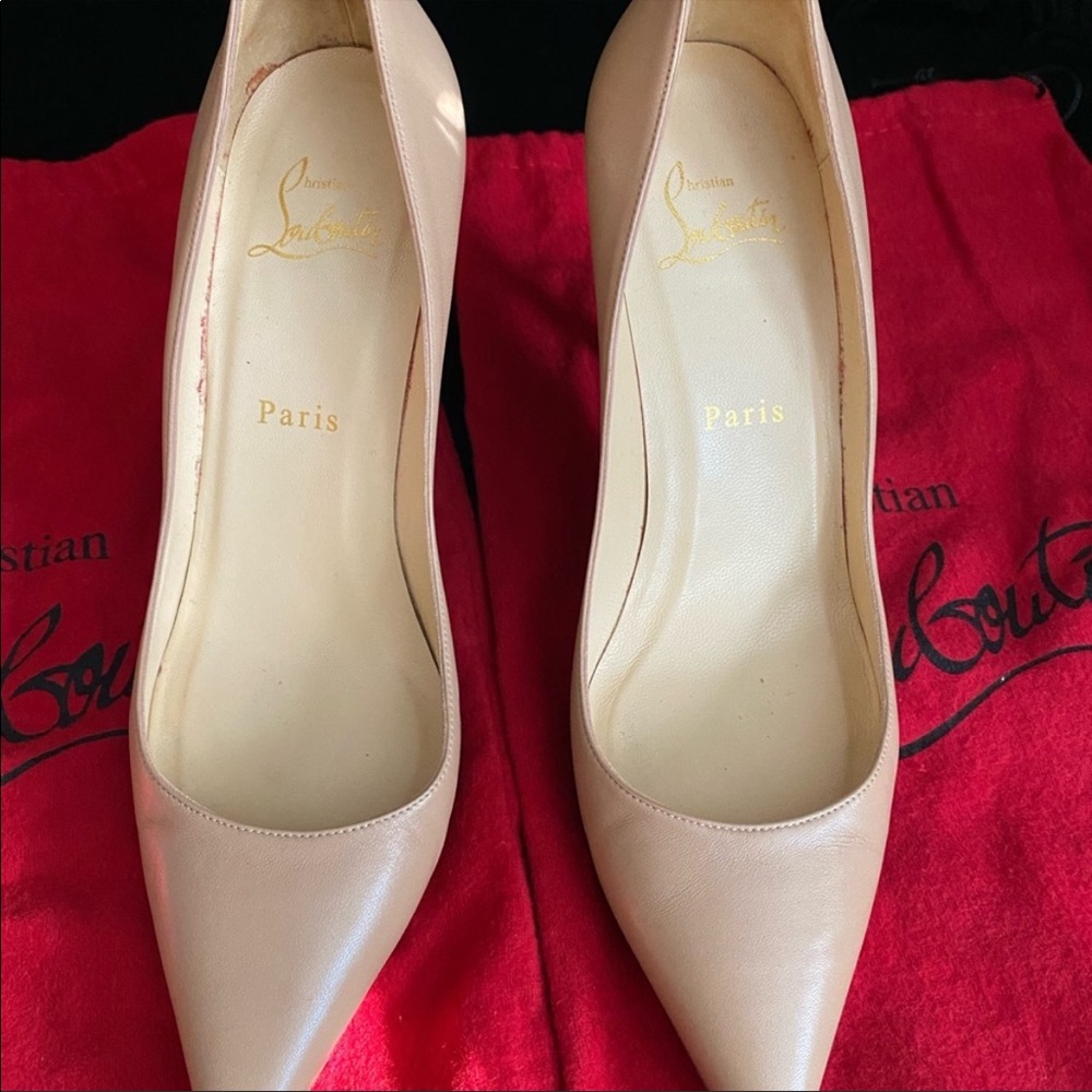 Apostrophy pump 85mm nude great condition